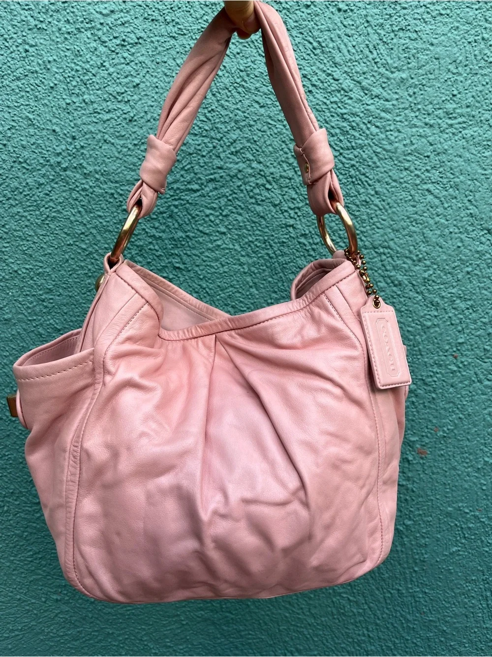COACH Y2K slouchy pink Parker Hobo bag 13412